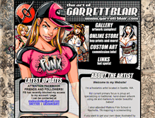 Tablet Screenshot of garrett-blair.com
